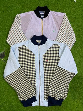 Upcycled polo Ralph Lauren Herrington jacket