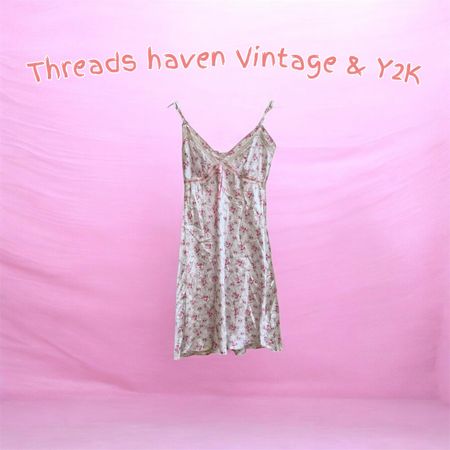 TH# 0172 Y2k silk dress