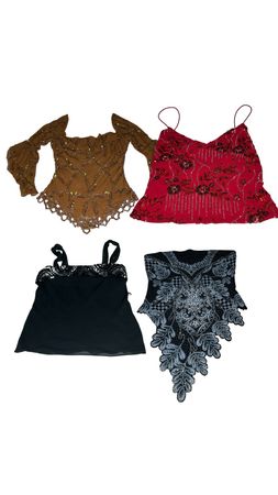 U2K beaded cami Top and Tops V-T512