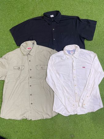 Branded cotton shirt