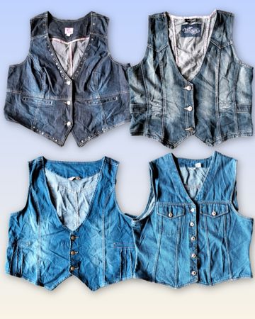 Gilet en denim 20 pièces
