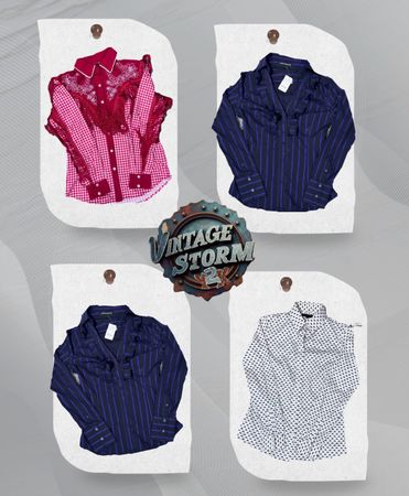 Y2K Office Blouse