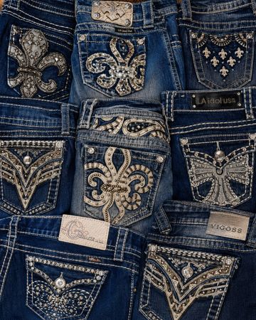 Y2K Embellished Bootcut