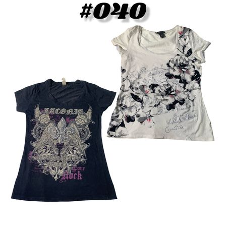 Baby Tees (brands) under Armour , Love & Black white etc# 040.