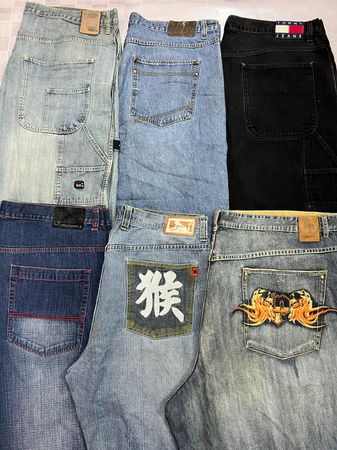 R544 Men Oversized Baggy Hip-Hop Shorts