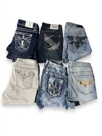 Y2k Mini Shorts (L.A idol USA und andere) 12 Stück Bundle 7