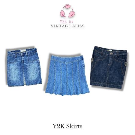 Y2K Denim Midi-Röcke