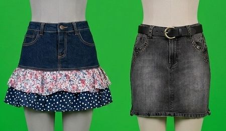 Y2K Denim Mini & Midi skirts VL 19
