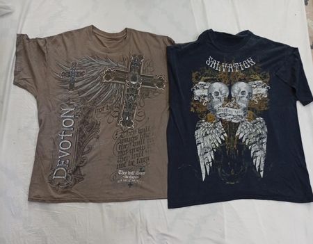 CR9165 VINTAGE SKULL T-SHIRTS