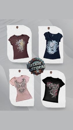 Y2K Graphic Baby Tees