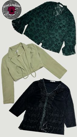Y2k long sleeve blouse 10 pieces WR1777