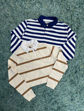 Upcycle Unbranded Rugby Crop Top (DV -06)
