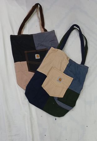 CR9187 UPCYCLED CARHARTT BAGS