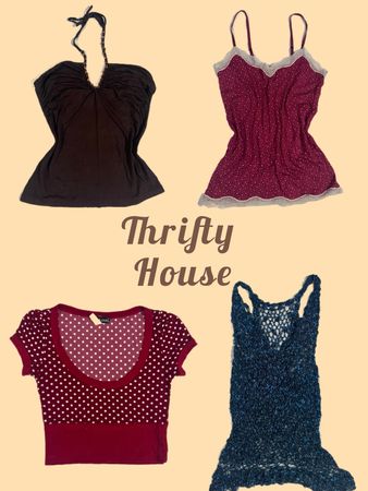 Mall Girl Core Y2k Tops(TH/480)