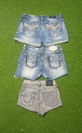 Miss me, True religion shorts luxury thrift find ✨