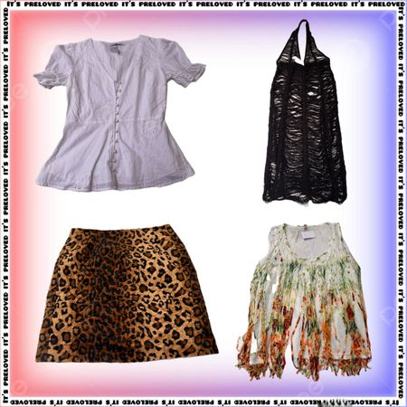 Thrift Store Gold - tops, dresses, skirts (SS-2508)