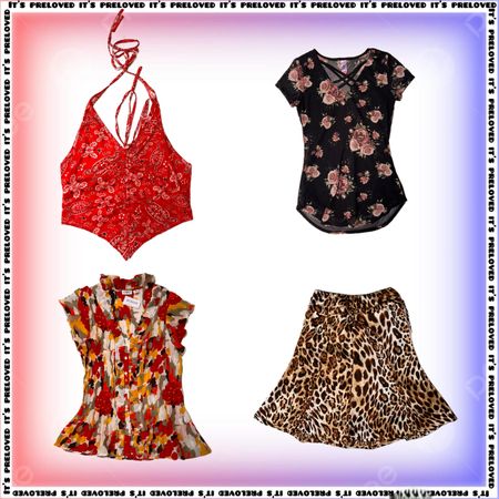 Retro Goldmine Bundle - tops, dresses and skirts (SS-2493)