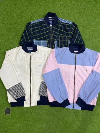 Upcycled polo Ralph Lauren Herrington jacket