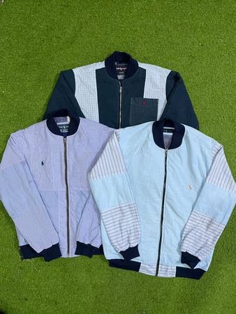 Upcycled polo Ralph Lauren Herrington jacket