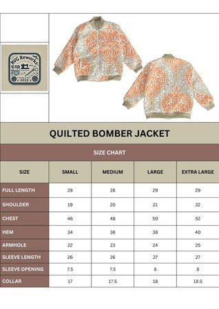 15 pcs Exect Upcycled Quilt Bomber Jacket