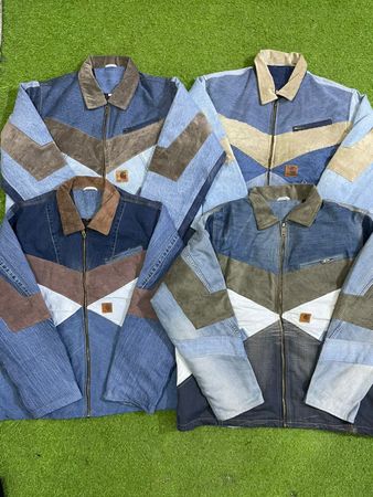 Upcycled denim Carhartt jacket