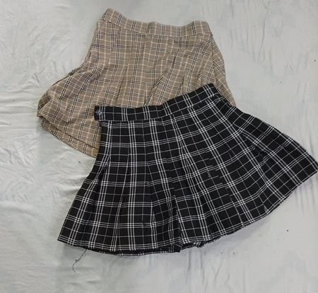 CR9204 Y2K Check Skirts