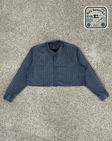 25 pieces Exact Upcycled Crop Collar Shirt