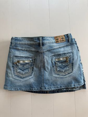 Y2K Denim Mini Skirts
