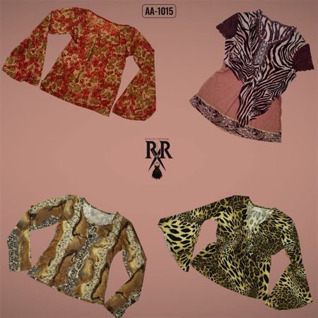 Y2K Animal Print Mix Tops (AA-1015)