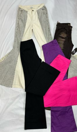 Y2K Flared Trousers B # 184