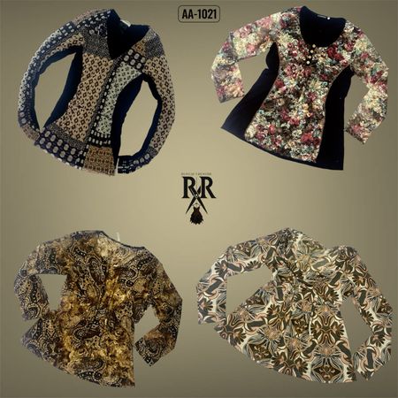 Y2K Boho Earthy Tone  Sleeves Tops (AA-1021)