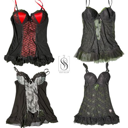 Y2K Dark Aesthetic Vibe Baby Dolls - SS-042