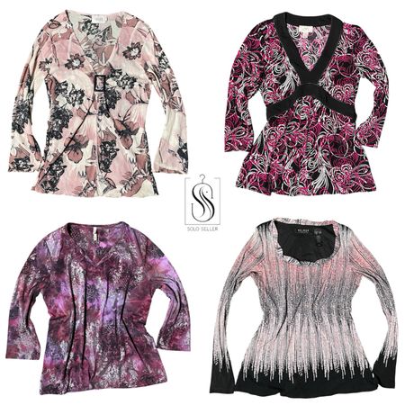 Y2K Pink Vibe Full Sleeve Tops - SS-045