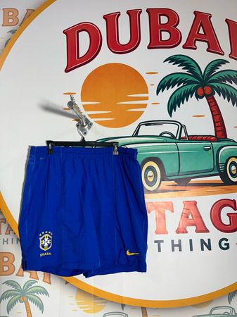 Branded swimming shorts