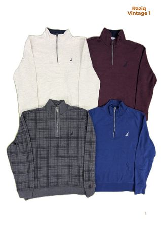 💥 RV3849 Nautica Sweatshirts à fermeture éclair 1/4