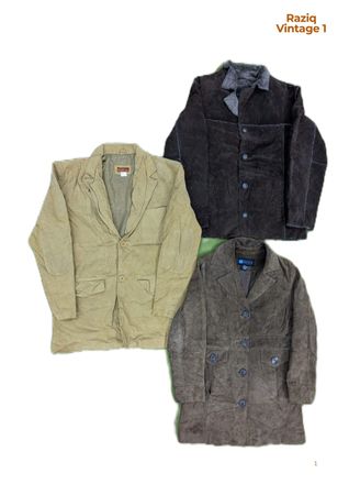 💥 RV3851 Suede Blazer Coats