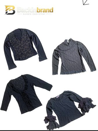 Y2K long Sleeve Mesh Top (PP_61)🕸️✨