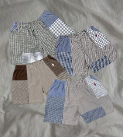 Upcycled Ralph Lauren Patch Shorts