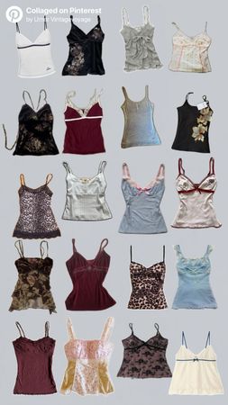Y2K Lace Spell Cami Tops - (16/06)