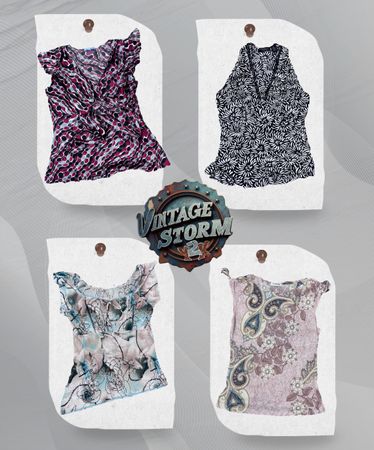 Y2K Urban Grace Poly Blouse