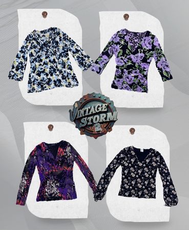 Y2K Pure Twist Poly Blouse
