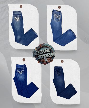 Y2K Embellished Denim Jeans