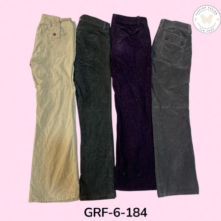Vintage Corduroy Pants – Soft Relaxed Fit Retro Style Trousers (GRF-6-184)
