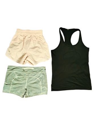 Lululemon shorts and tank tops