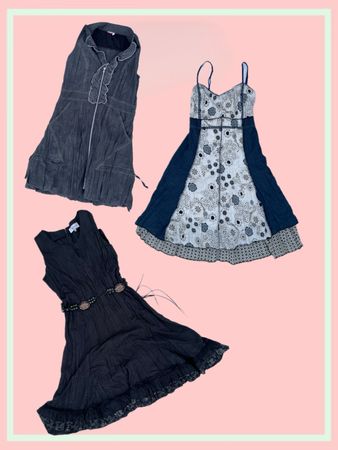 Printed Sleeve less Dresses
