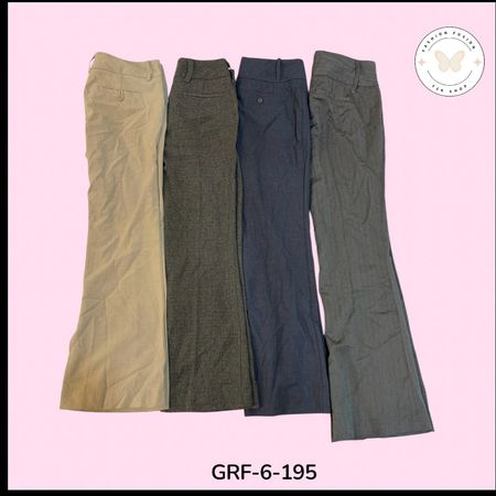 Pantalon en polyester à taille élastique – Tissu doux à porter tous les jours (GRF-6-195)