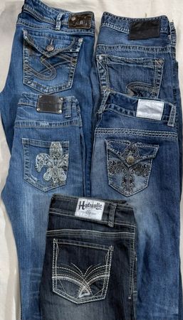 Y2k flared jeans (831)
