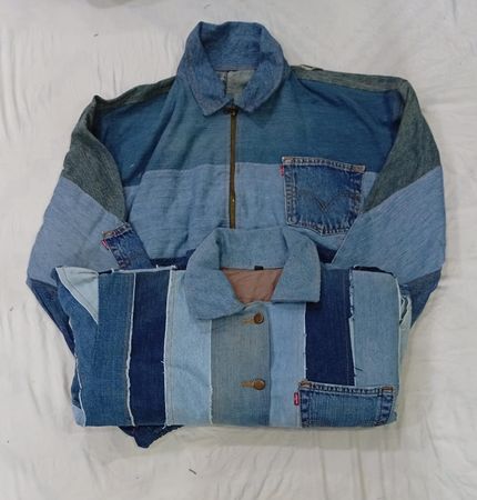 CR9243 Upcycled Levi's Mix Style Jackets