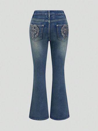 Y2K flare jeans pants