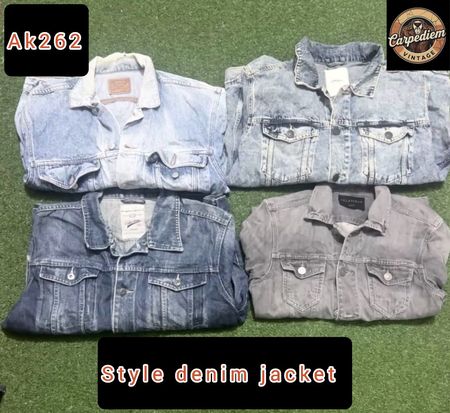 Style denim jacket ak262
